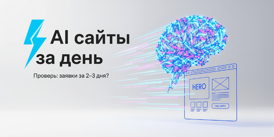 Сайт за день с помощью AI: реально ли это?