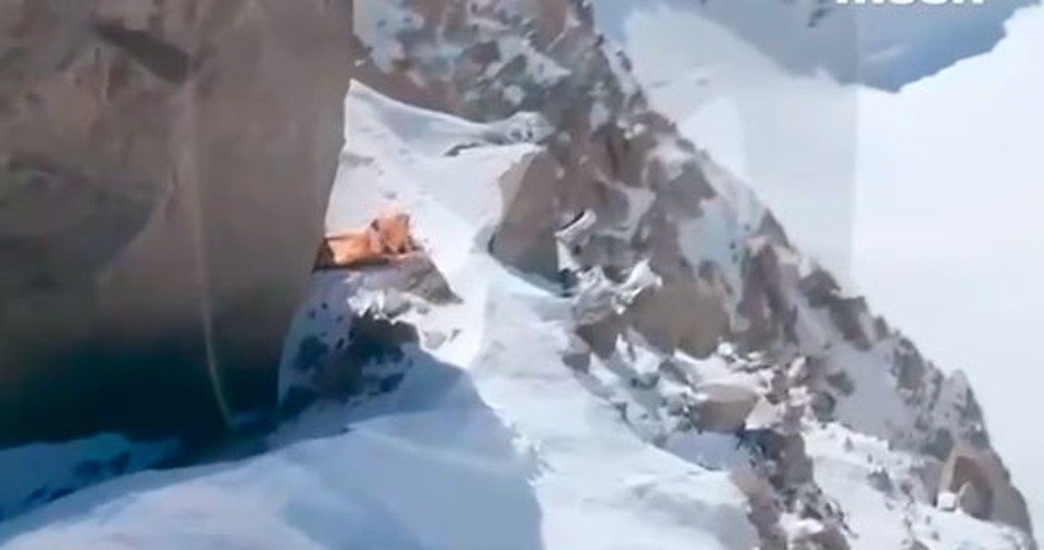    Кадр с видео с дрона. Фото: http://www.mountain.ru/ Личный архив