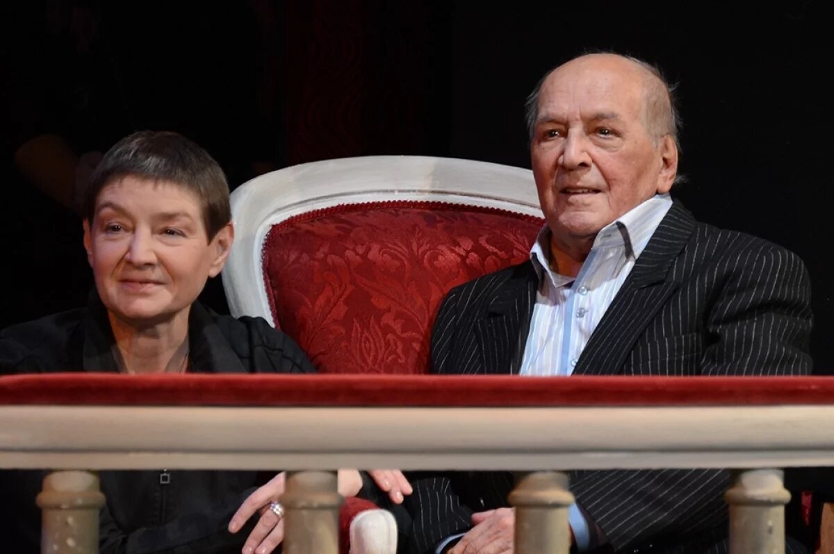    Лев Дуров с дочерью, актрисой Екатериной Дуровой, 2014 год.