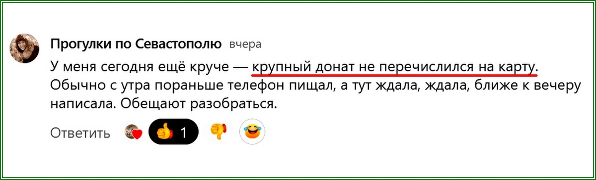 На Дзене проблемы с донатами