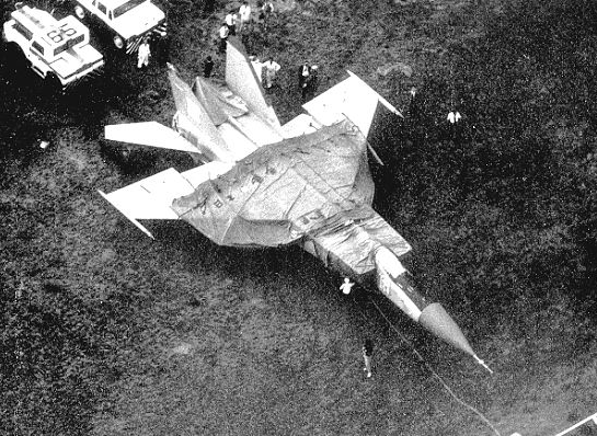 МиГ-25 в японском аэропорту