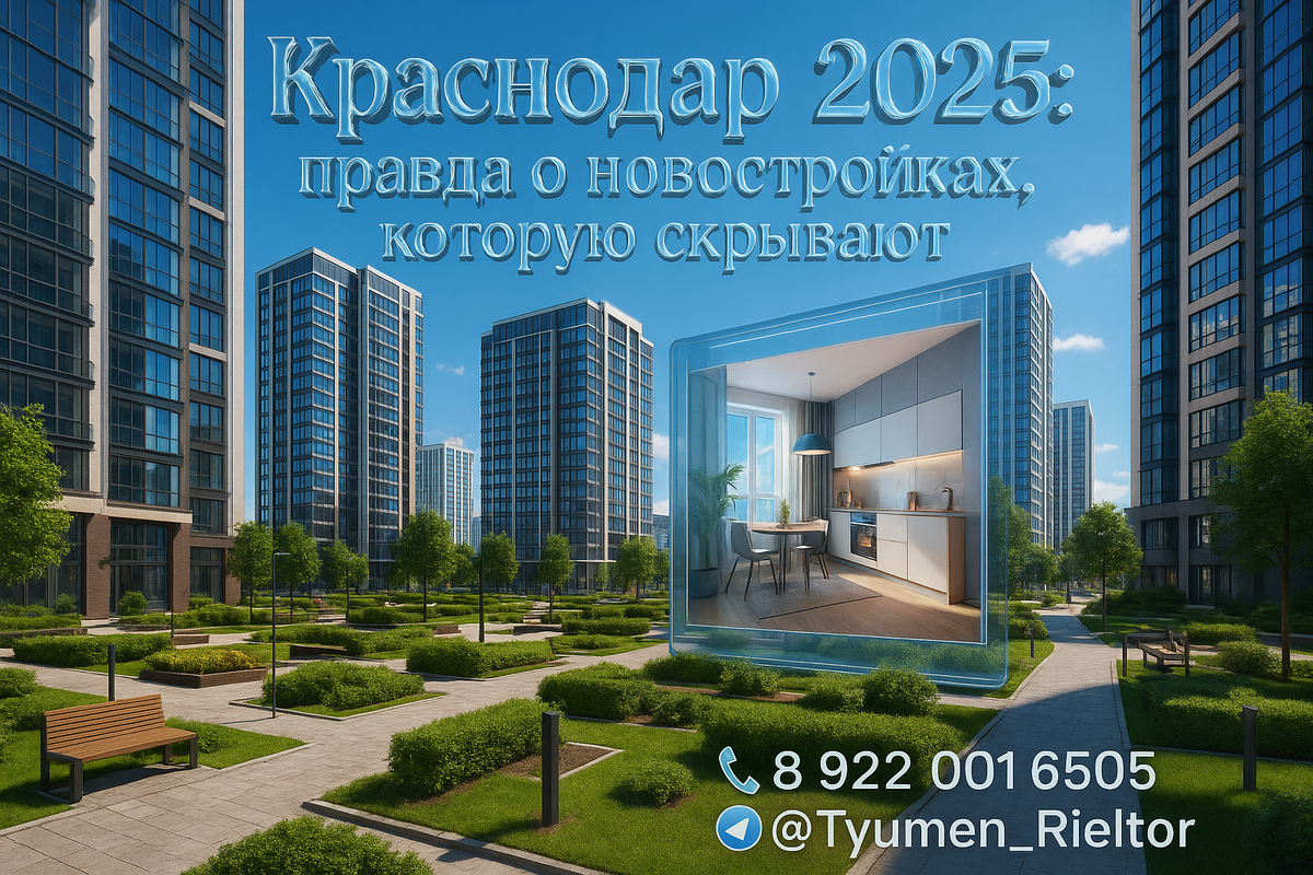    Краснодар 2025: правда о новостройках, которую скрывают Святослав Шакин