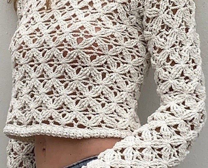 Кофточка крючком