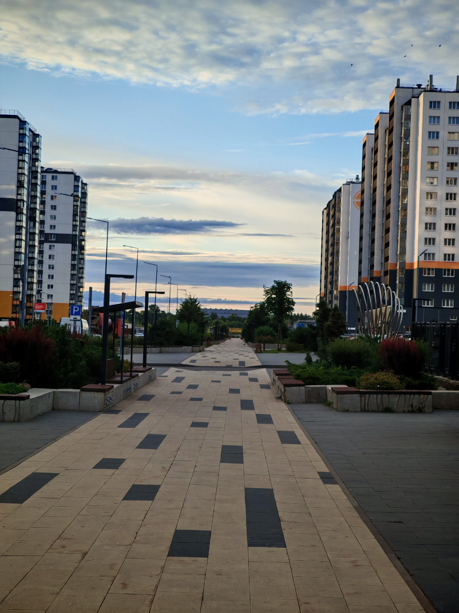 Утренний бульвар.