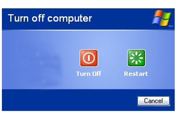 Кнопка перезагрузки компьютера на рабочий стол