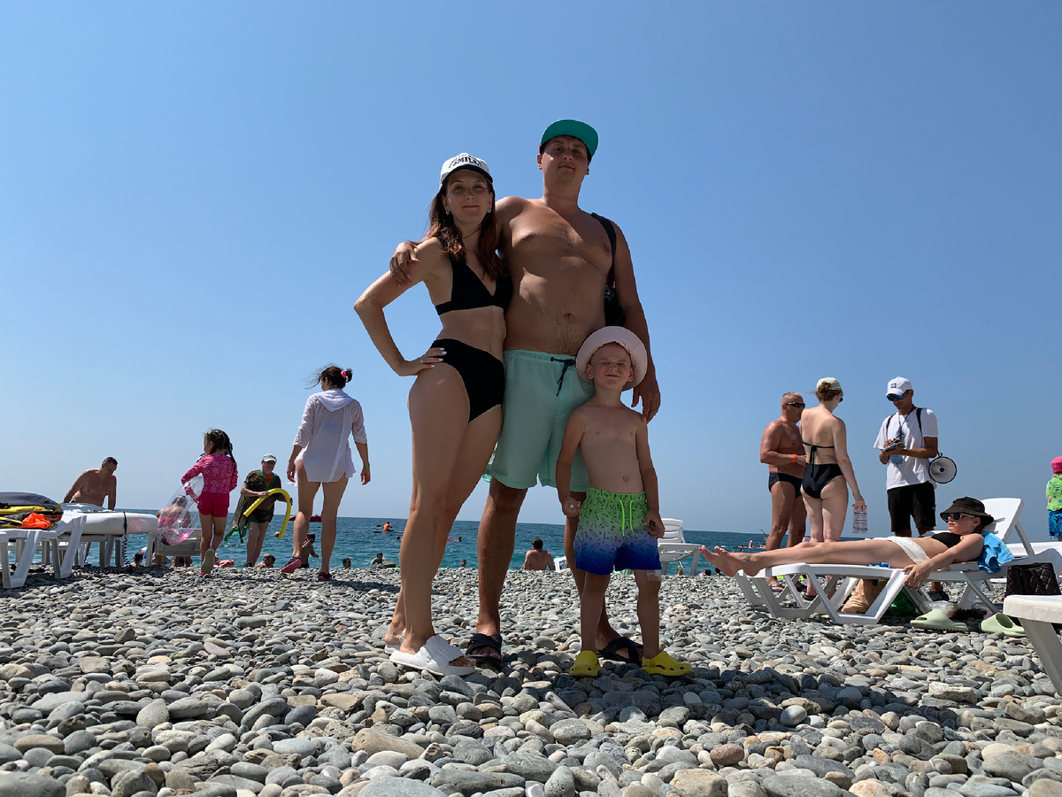 Галечный пляж. Фото из личного архива