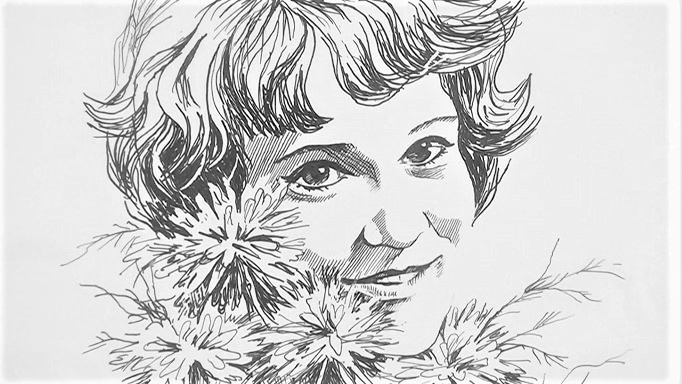 Людмила Георгиевна Киселёва из Боровска , автопортрет. Фотография взята в открытом доступе интернета