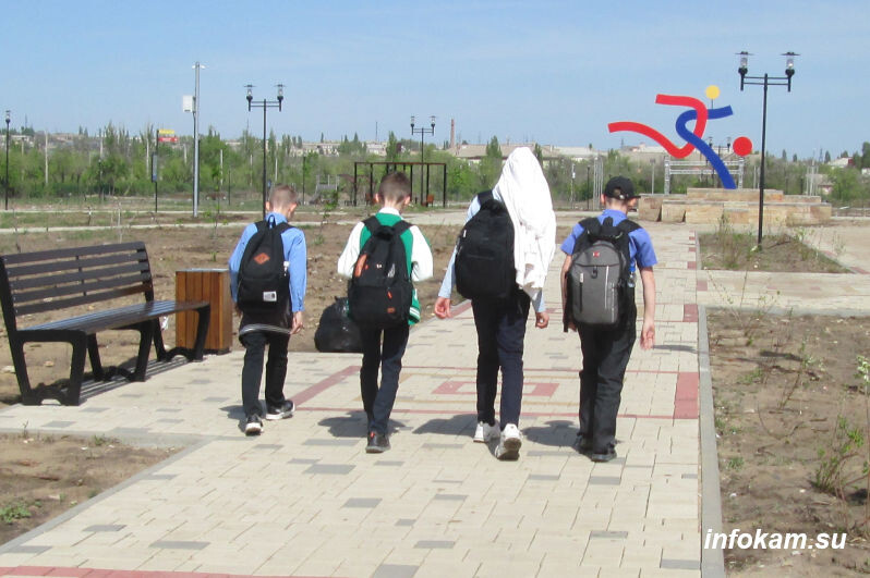    В камышинском парке Текстильщиков