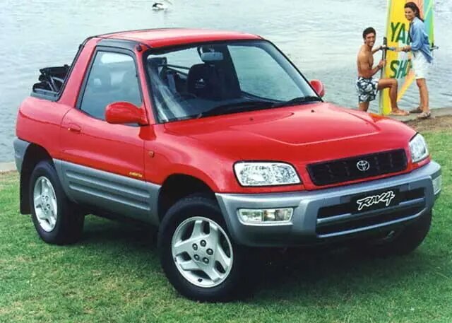 Toyota RAV4 рестайлинг 1997, открытый кузов, 1 поколение, XA10 (09.1997 - 04.2000)