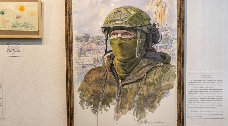 Портрет бойца с позывным СкифФото: Алексей Дацковский