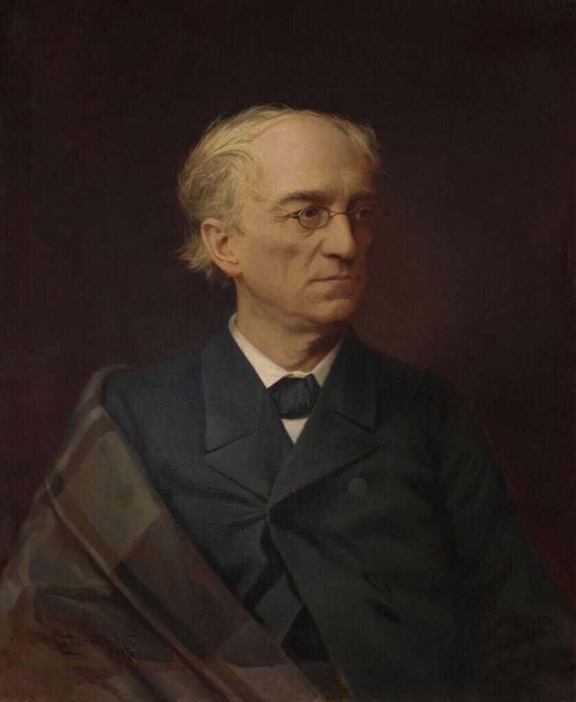 Степан Александровский. Портрет Ф. И. Тютчева. 1876 год. Третьяковская галерея. 
