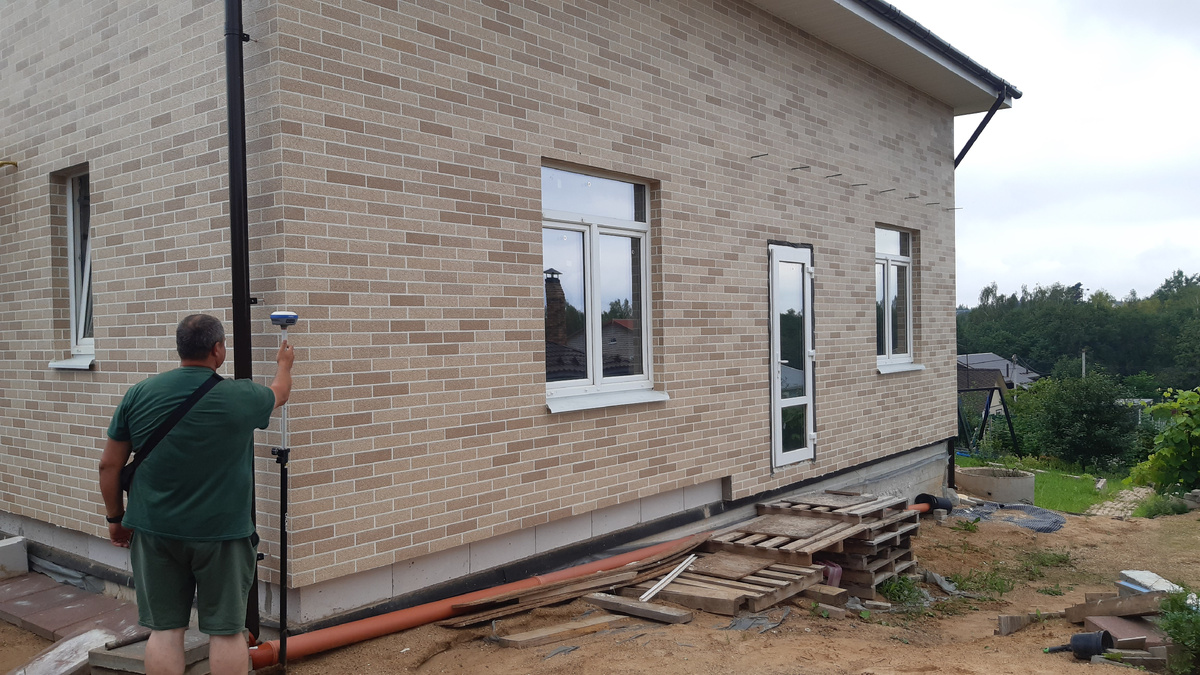 Съемка внешних углов дома