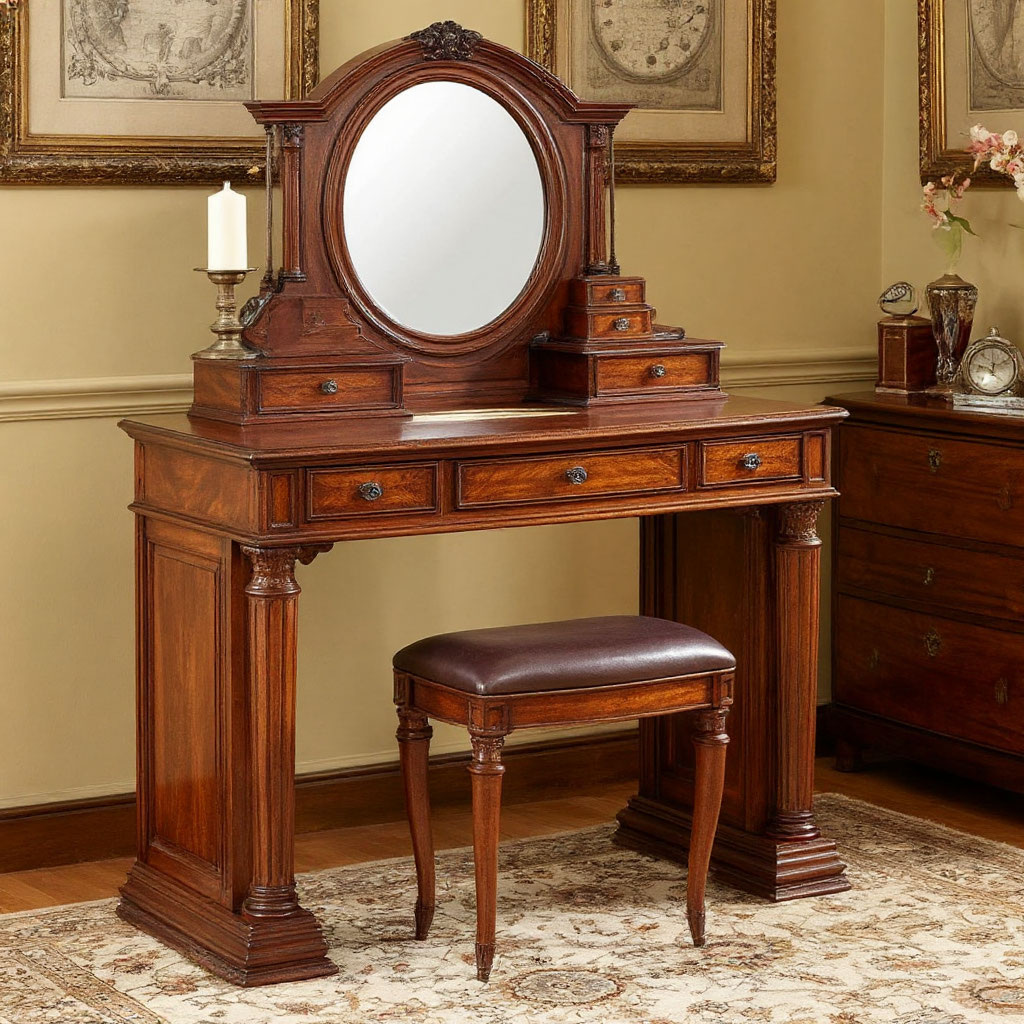 Пример туалетного столика в эпоху модерна