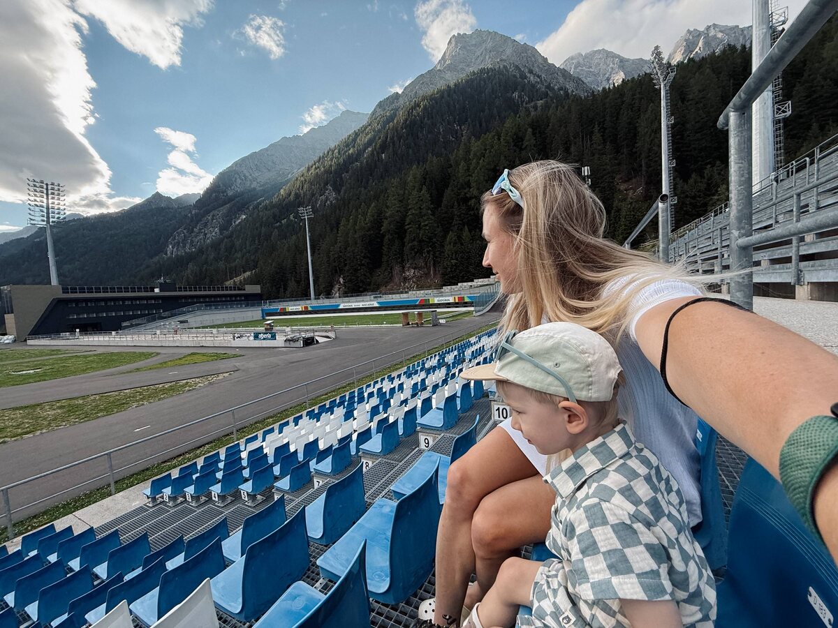 Смольские побывали на трассе, где через полгода пройдут Олимпийские игры