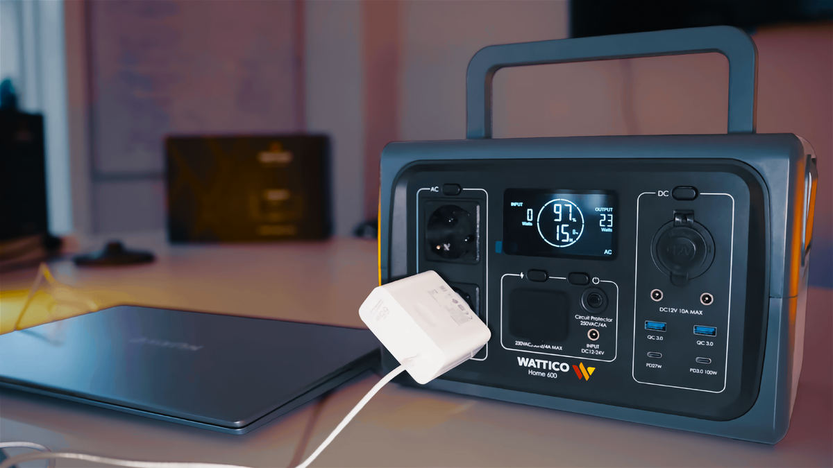 Портативная электростанция Wattico Home 600 — электрохранитель домашнего очага