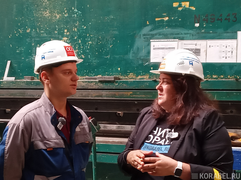 В цеху Невского судостроительно-судоремонтного завода ОСК / Фото: Корабел.ру  📷
