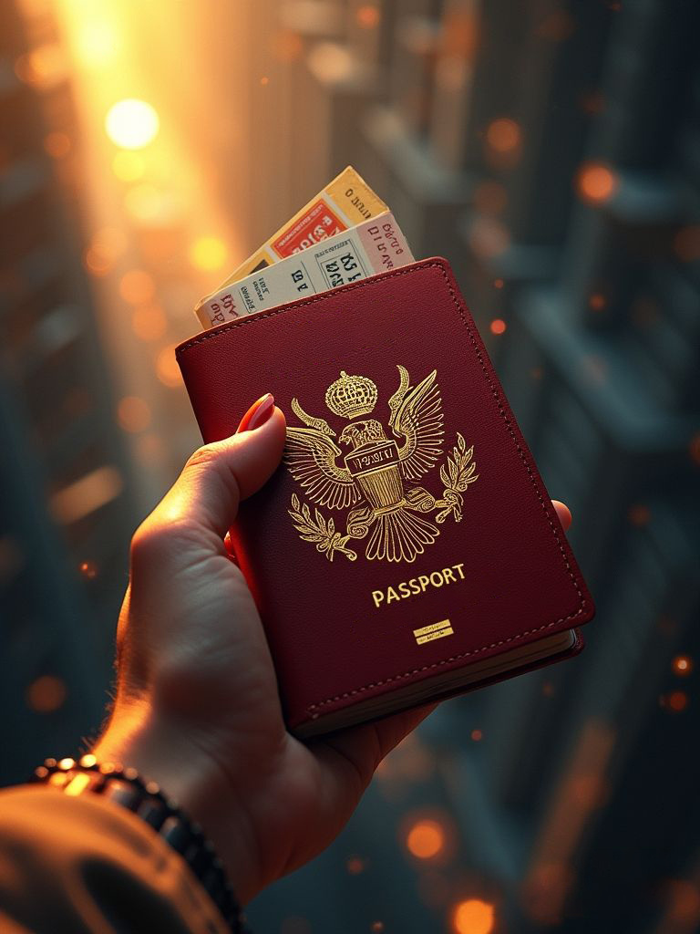 Загранпаспорт и билеты, которых не было у Марго.