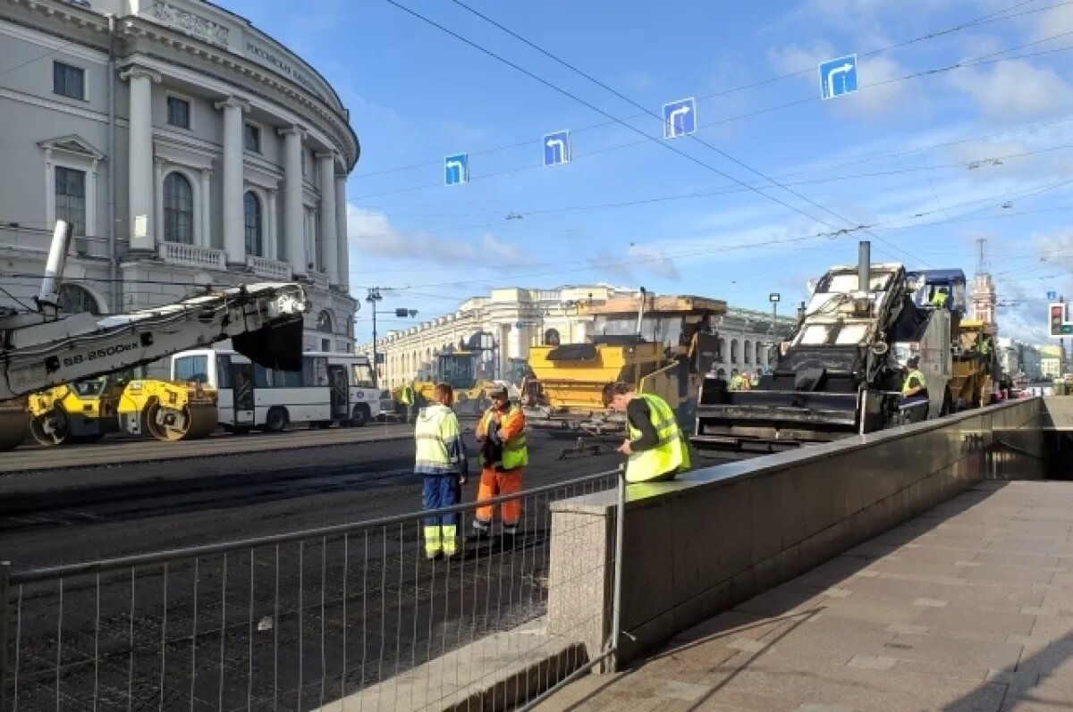    Александр Беглов: на Невском проспекте выполнено 50% ремонта