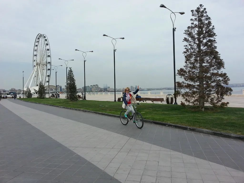 Баку, набережная, 2014 г.