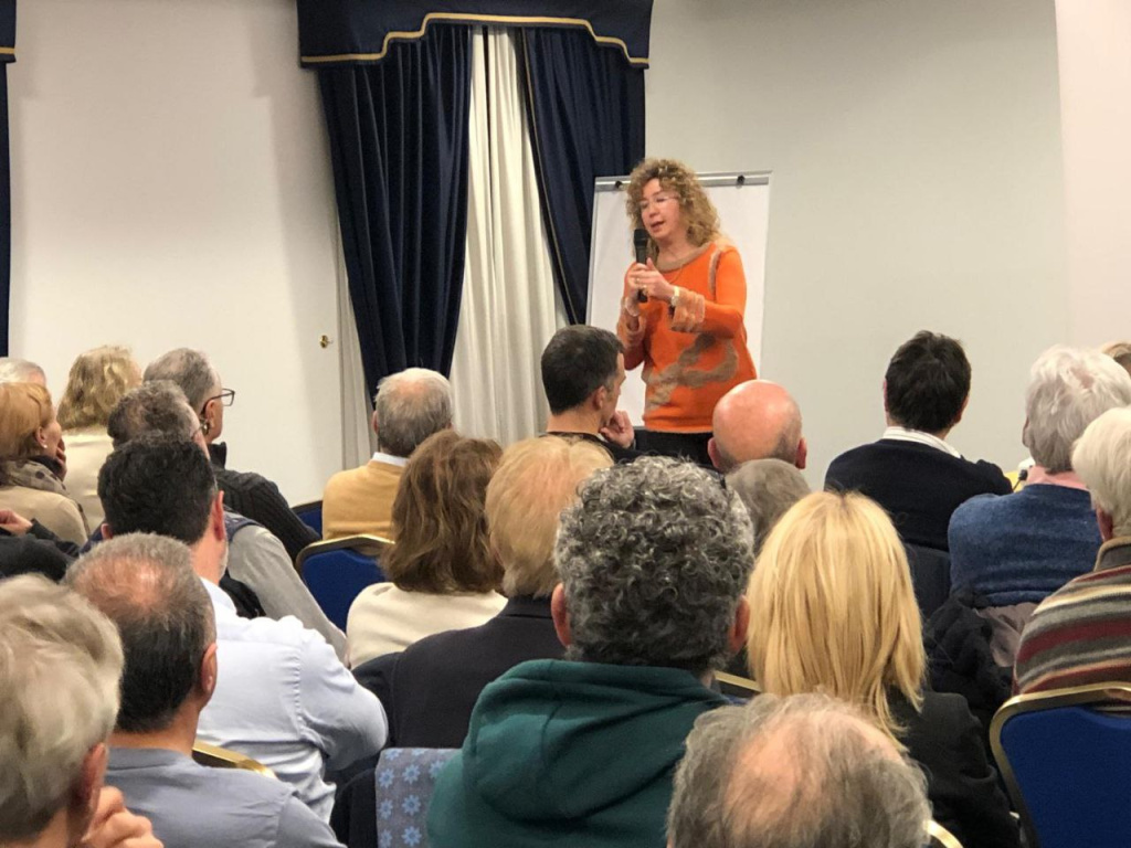 Маринелла Мондаини на презентации фильма RT, Италия