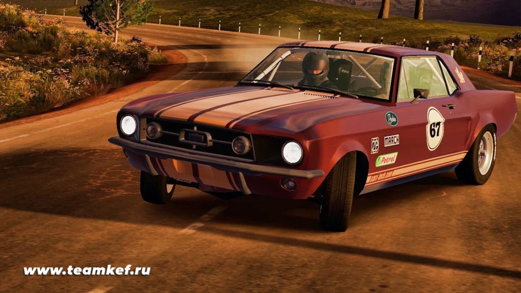 Скриншот из игры CarX Rally, мобильная версия.