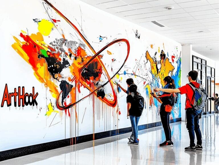    Как роспись стен в школе может вдохновить учеников: 7 креативных идей для преобразования учебного пространства Art-Hook.Ru