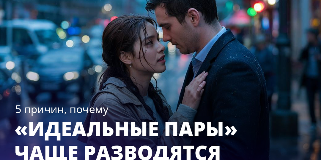 5 причин, почему «идеальные пары» чаще разводятся