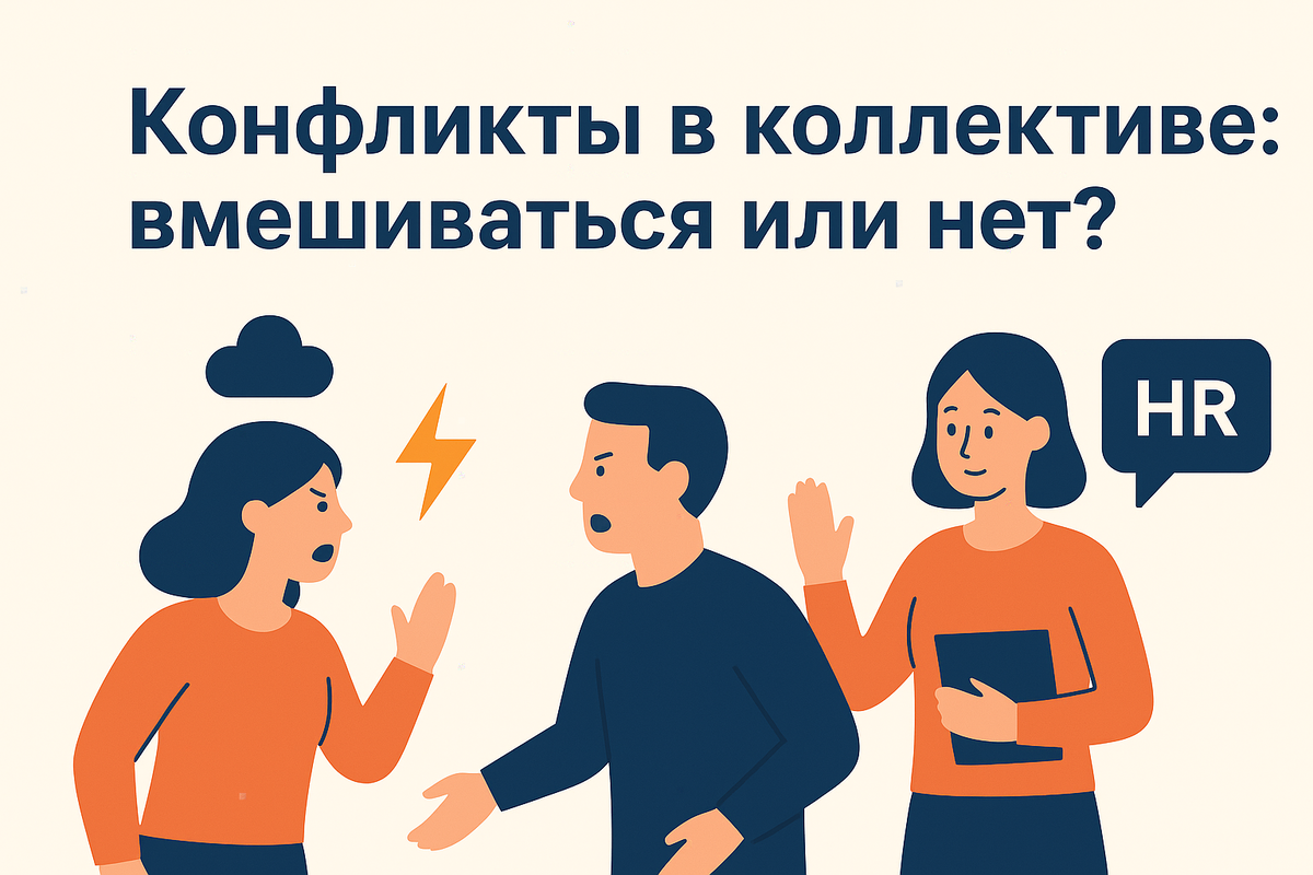 Как HR может превратить конфликт в точку роста? Рассказываем, когда вмешиваться, а когда дать команде решить спор самой.