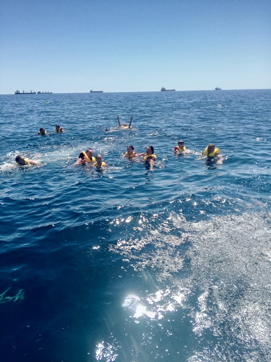 Фото автора. В открытом море 