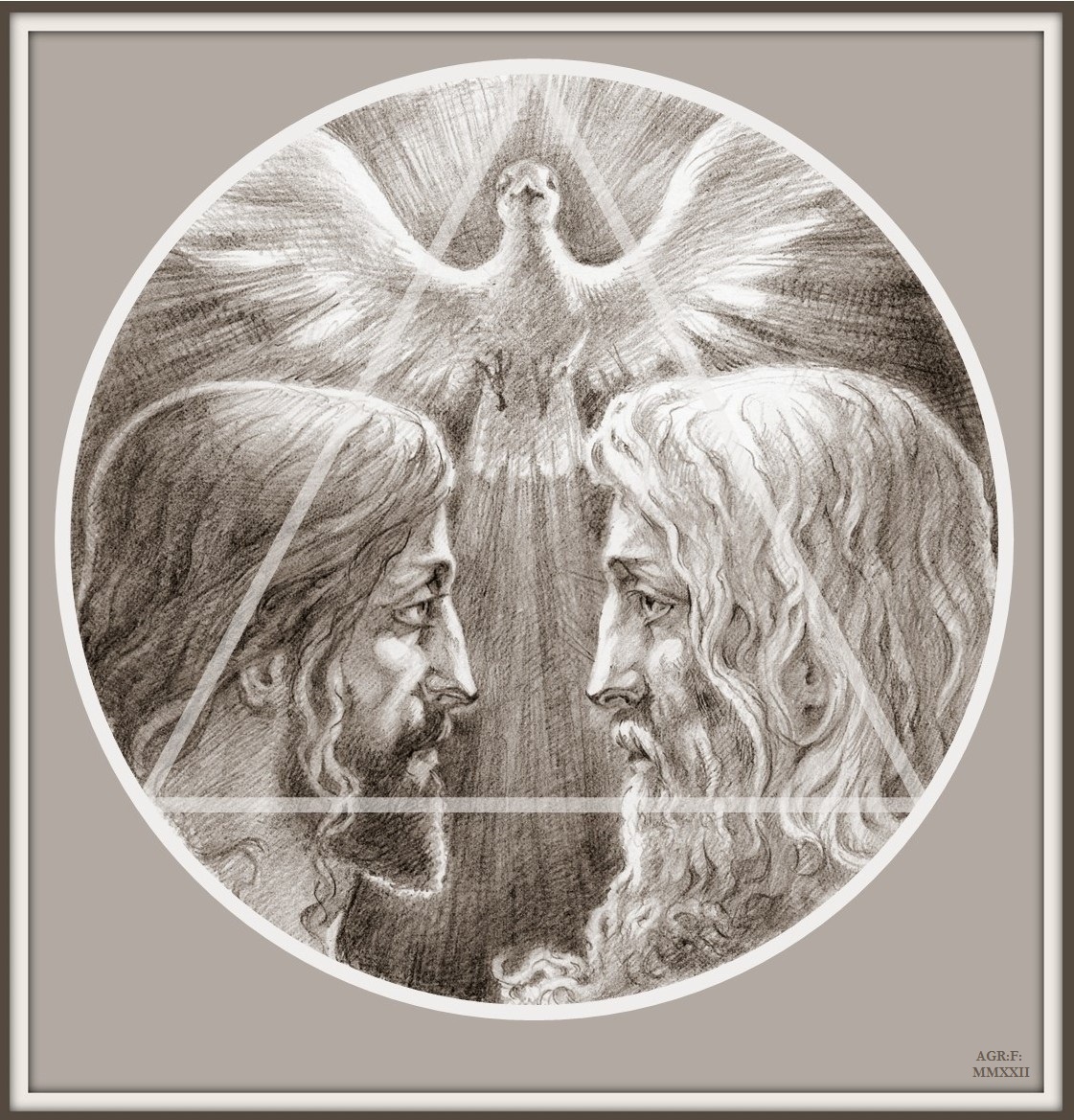 © В. Агранович, Святая Троица (бум., гр. кар., 2022)