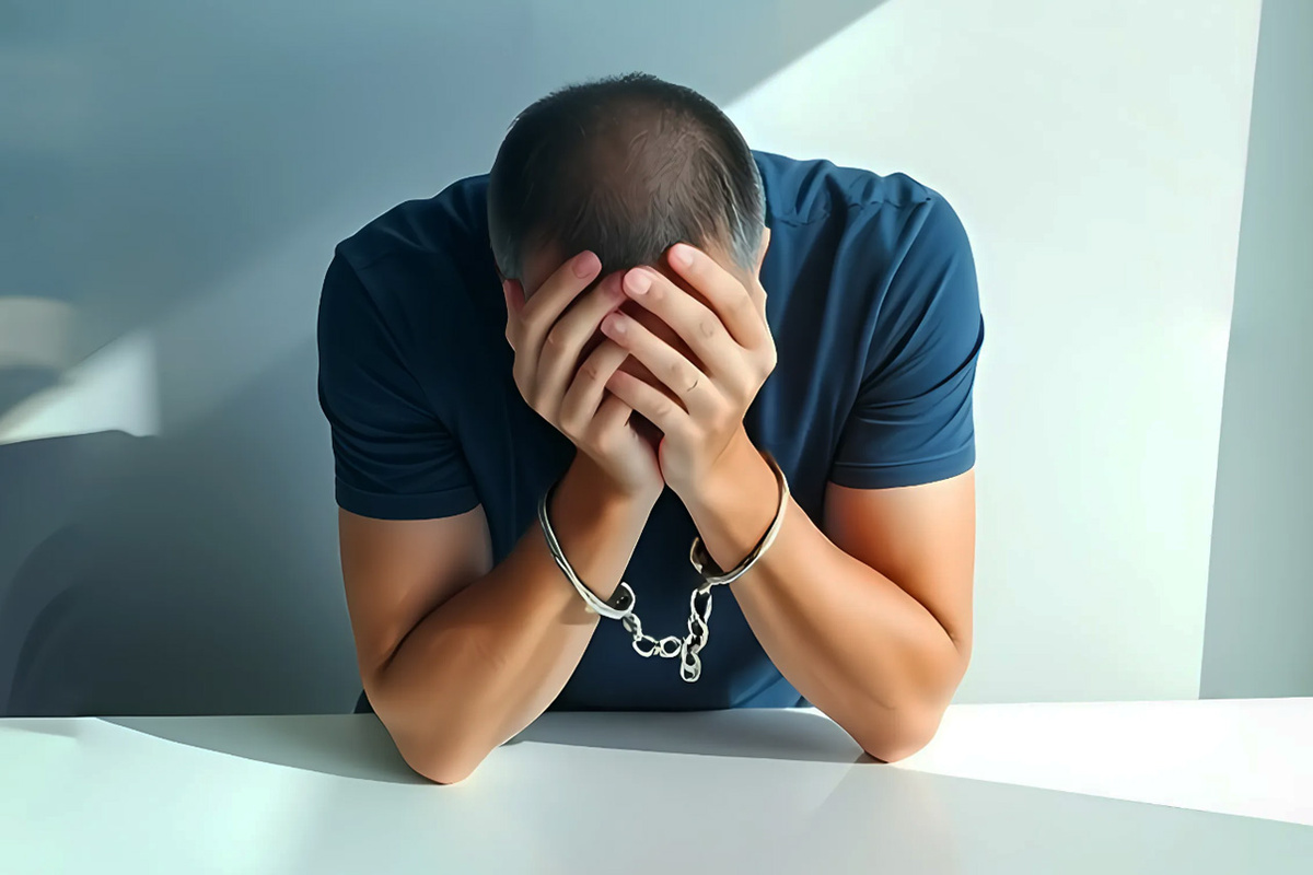 Мужчину задержали.  Фото: Изображение сгенерировано нейросетью Kandinsky 3.1