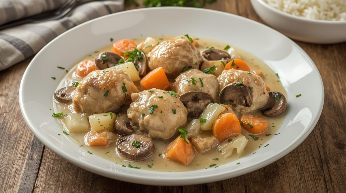 Курица в сливочном соусе