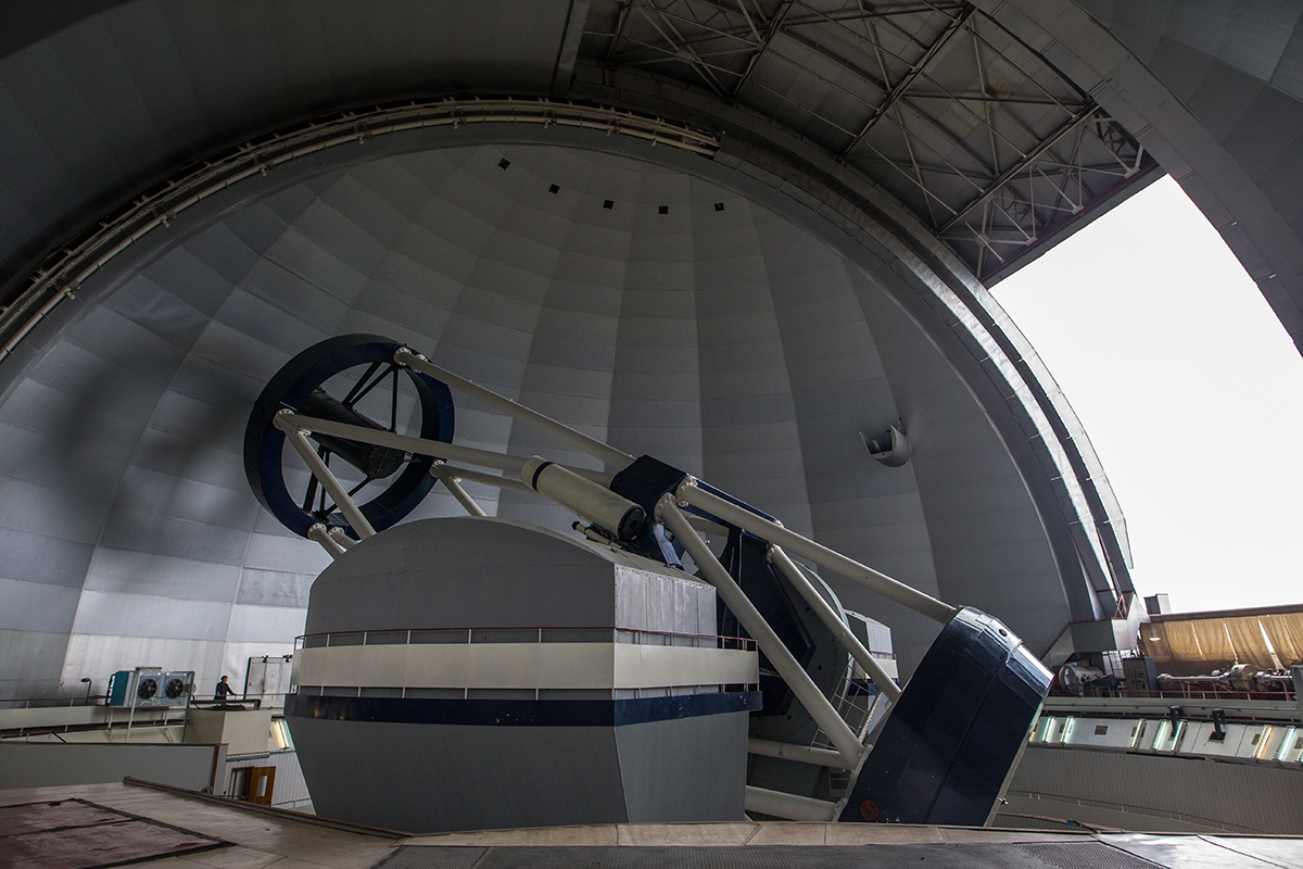 Телескоп БТА. Фото: Сергей Бобылев/ТАСС