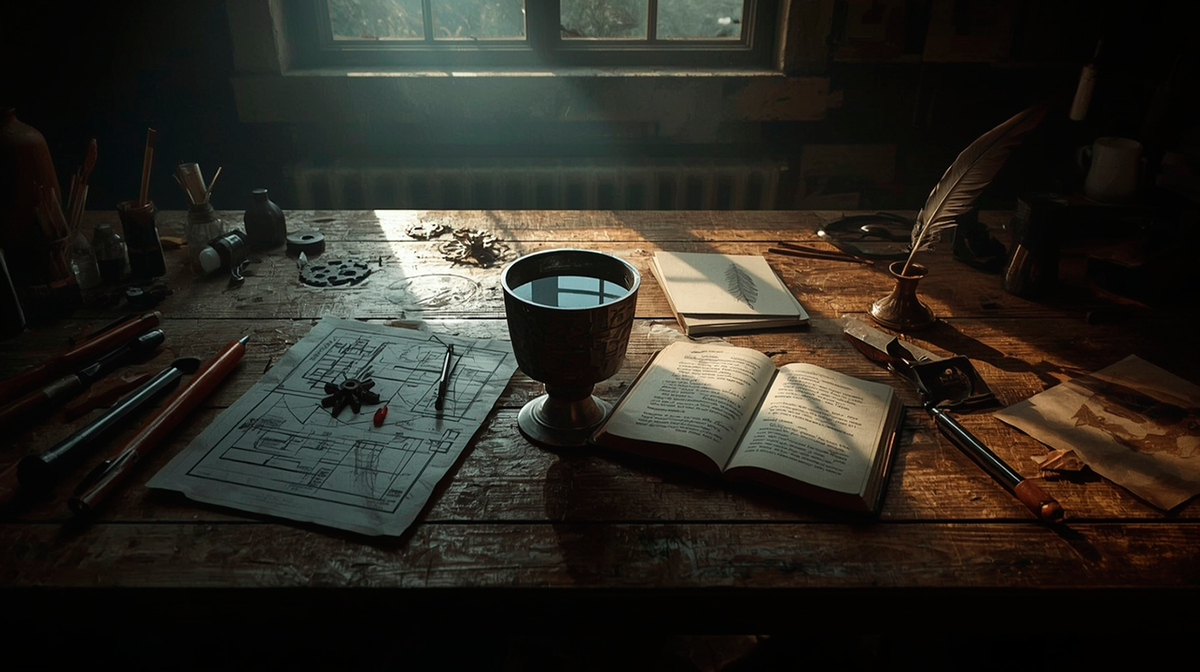 Не выбирай между молотом и водой в чаше. Твоя сила — в умении держать и то, и другое. В этом — высшая форма бытия.