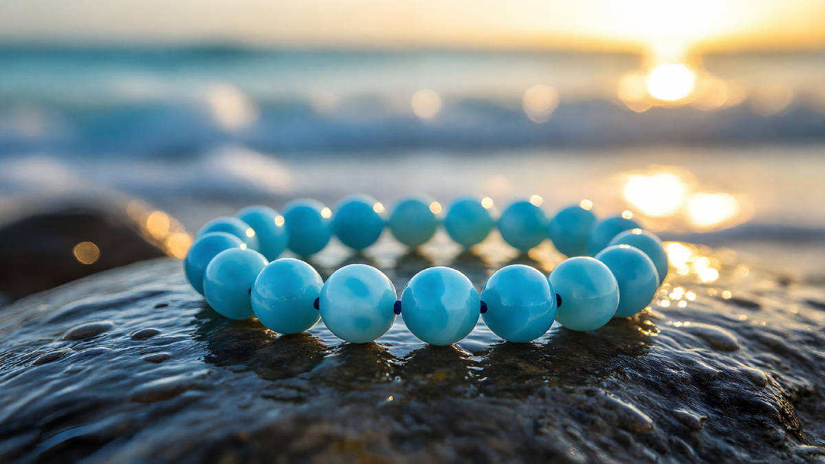 Браслет из ларимара