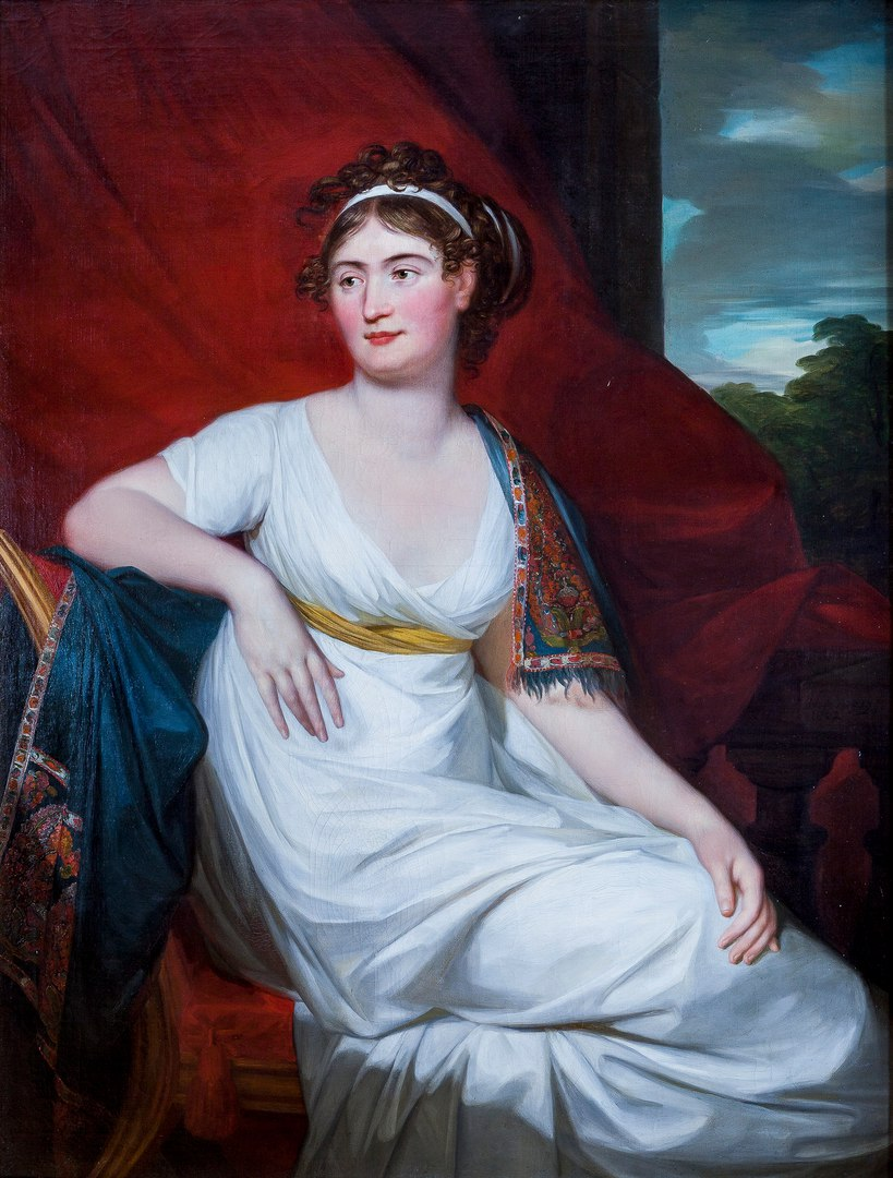 Портрет княгини Татьяны Васильевны Юсуповой, Монье Жан Лоран 1802. Государственный музей-усадьба «Архангельское».