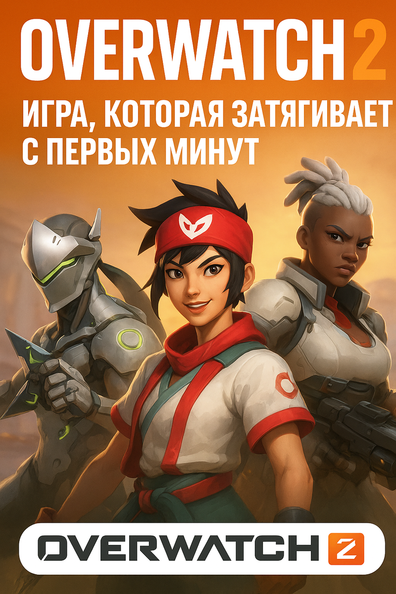 Overwatch 2 — игра, которая захватывает с первых минут! ⚡🎮 В каждом бою — динамика, стратегия и зрелищные моменты. 🔥 Этот кадр показывает суть сражений: командная работа 🤝, герои с уникальными способностями 🏹💥 и адреналин, который не отпускает ни на секунду! ⚔️💫