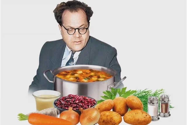    Как приготовить фасолевый суп — блюдо, ставшее рекордом поэта Матусовского?