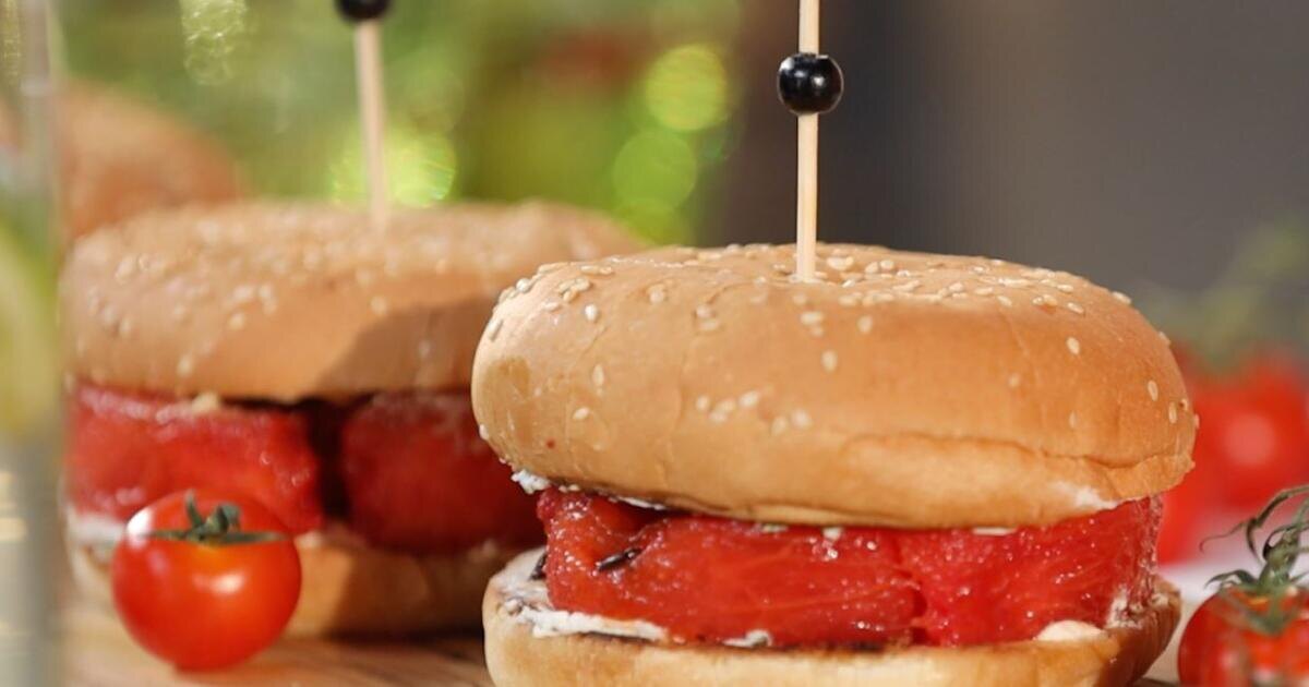 арбузный бургер