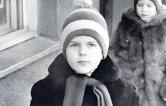 Дмитрий Борисов в детстве.