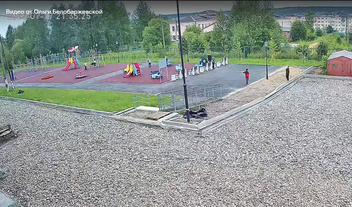    Скриншот видео со страницы Ольги Белобаржевской ВКонтакте