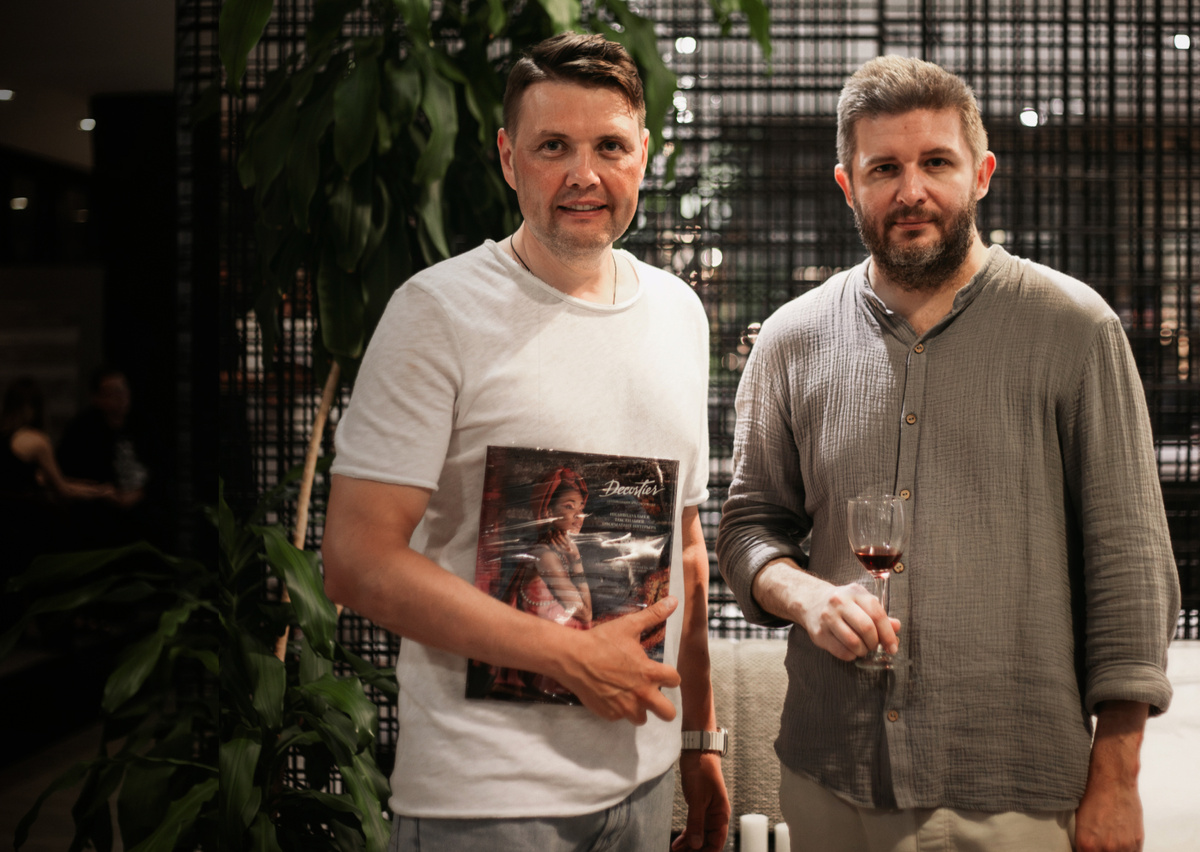Роман Сальников — СЕО Decortier и Вадим Костырин — главный редактор журнала WA