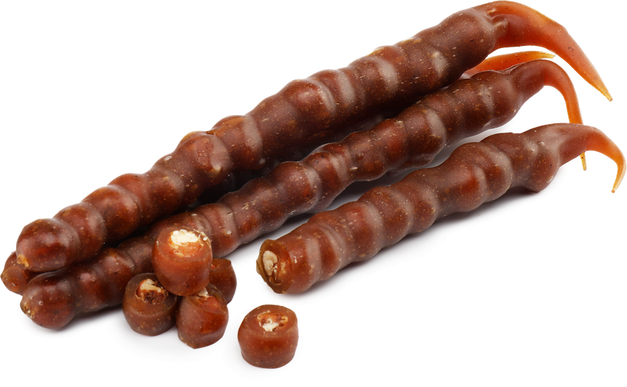 чурчхела с фундуком в соке белого винограда.