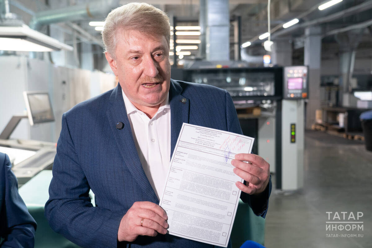 Андрей Кондратьев: «Форма и текст избирательных бюллетеней утверждены ЦИКом»Фото: © Салават Камалетдинов / «Татар-информ»