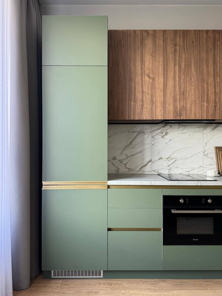 Кухонный гарнитур за 233 000 р из нашего проекта в ЖК Новоданиловская 8