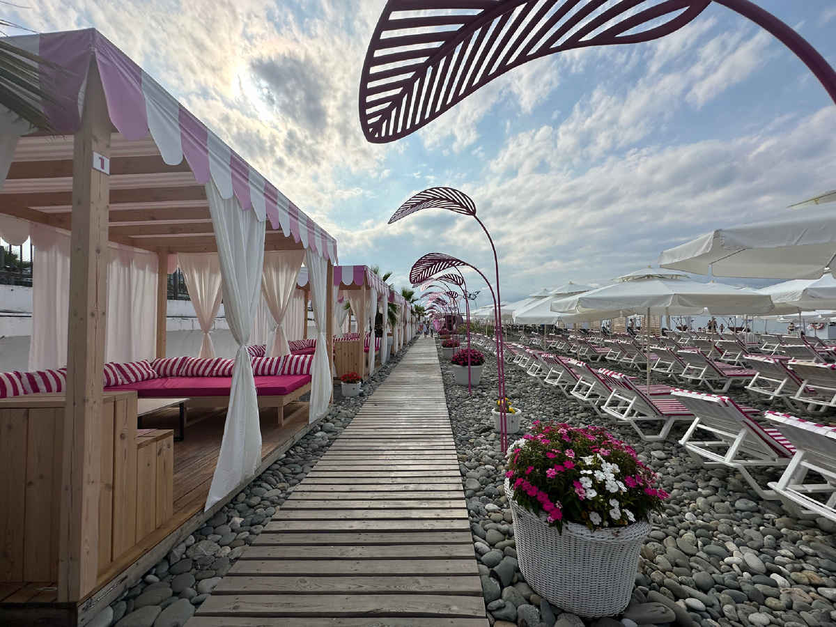 Пляж «Гамма Сириус». Фото автора 