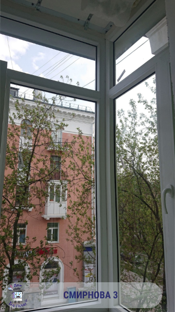 Остекление балкона полностью стеклопакетами от компании Дон Балкон +7 (342) 299-99-66