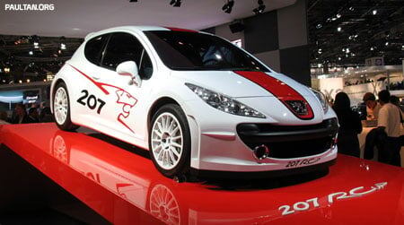 Галерея Парижского автосалона 2006 года: Peugeot 207 RCup