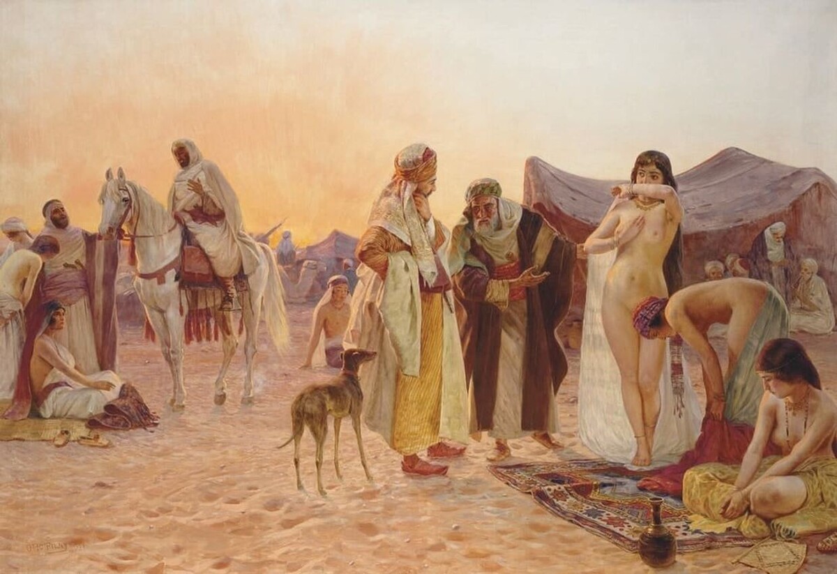 Невольничий рынок. Художник Жан-Леон Жером