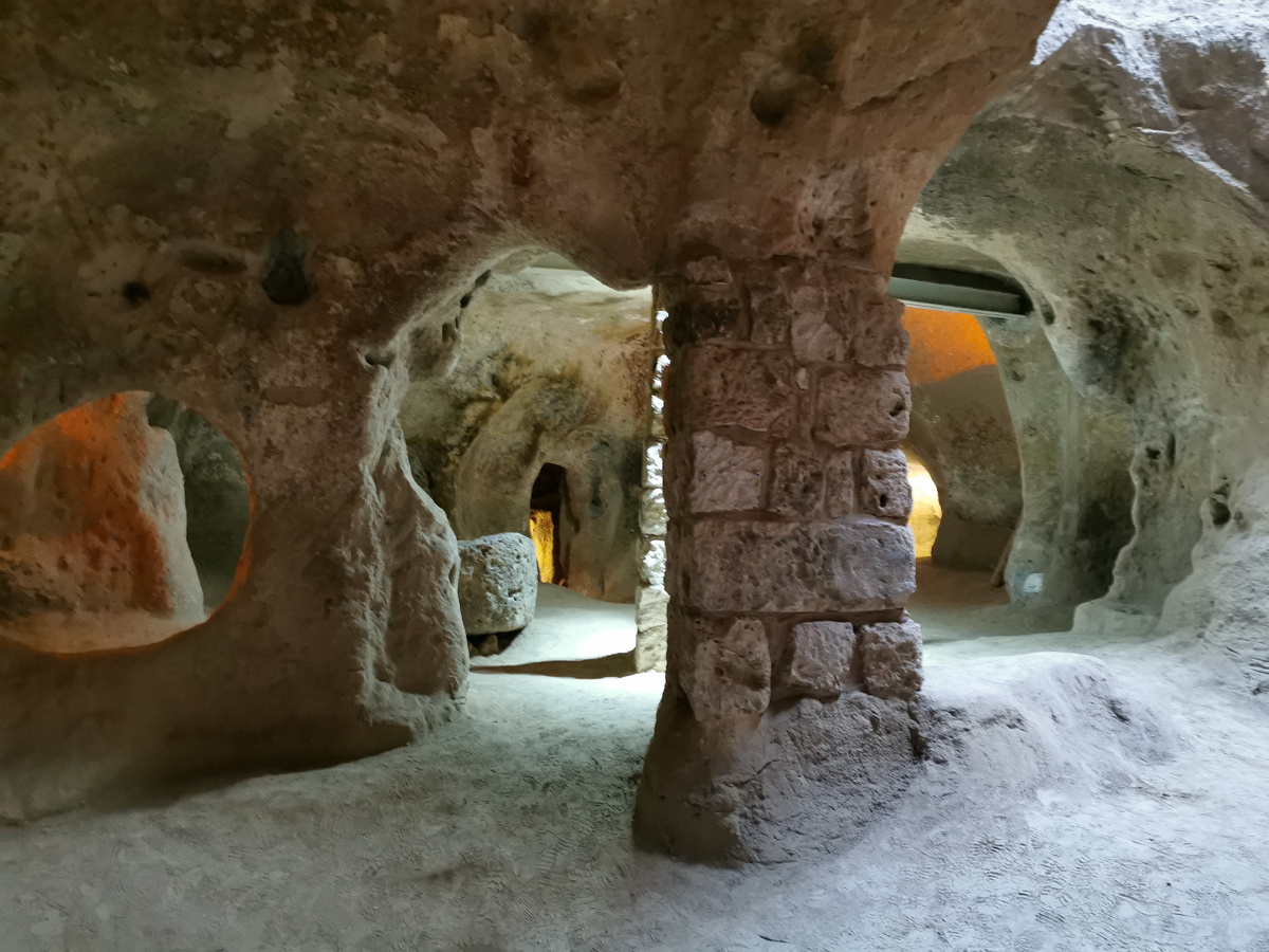 Подземный город в Каппадокии